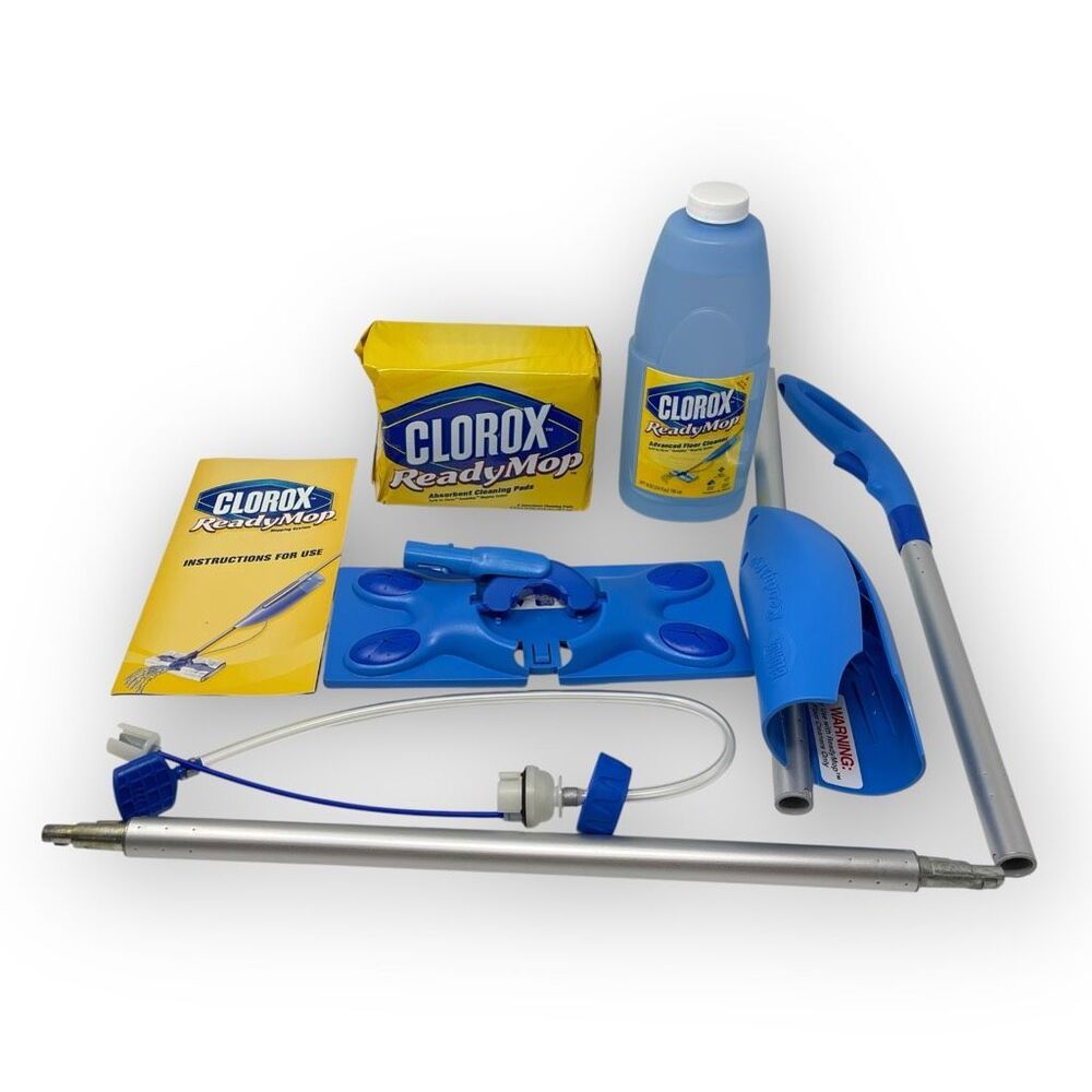 Clorox Ready Mop Complete System Cleaner Pads Missing Piece Still Works